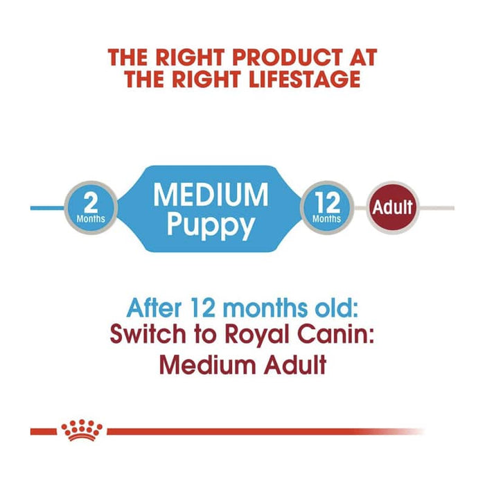 ROYAL CANIN Medium Wet Puppy Food (10 x 140g)