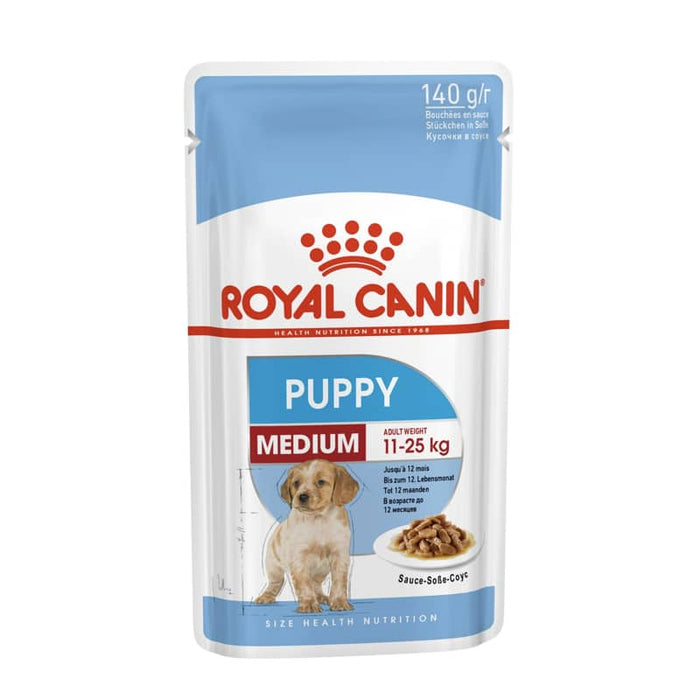 ROYAL CANIN Medium Wet Puppy Food (10 x 140g)