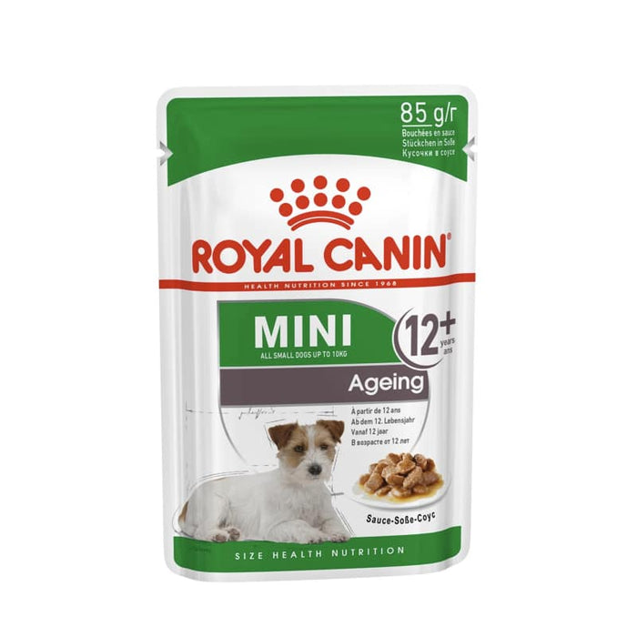ROYAL CANIN Mini Adult Ageing 12+ Wet Dog Food (12 x 85g)