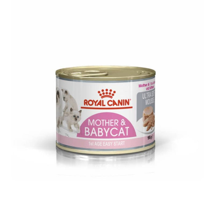 ROYAL CANIN Mother & Babycat Ultra Soft Mousse Wet Cat & Kitten Food (12 x 195g)