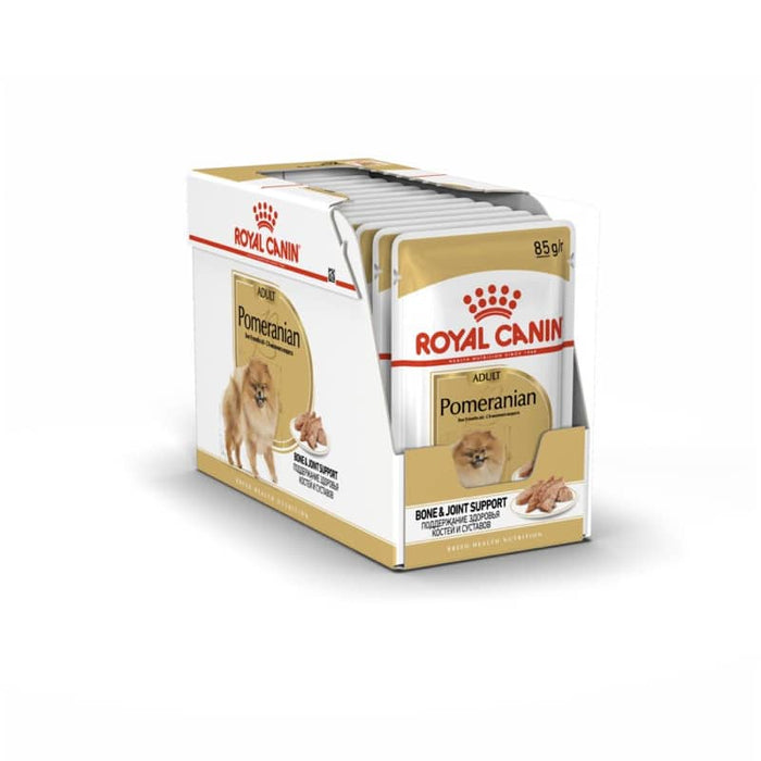 ROYAL CANIN Pomeranian Adult Wet Dog Food Pouch (12 x 85g)
