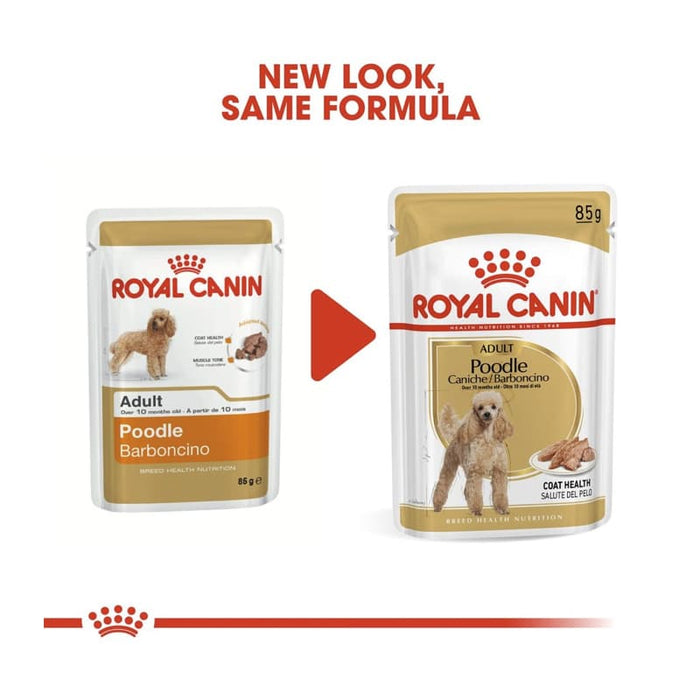 ROYAL CANIN Poodle Adult Wet Dog Food Pouch (12 x 85g)