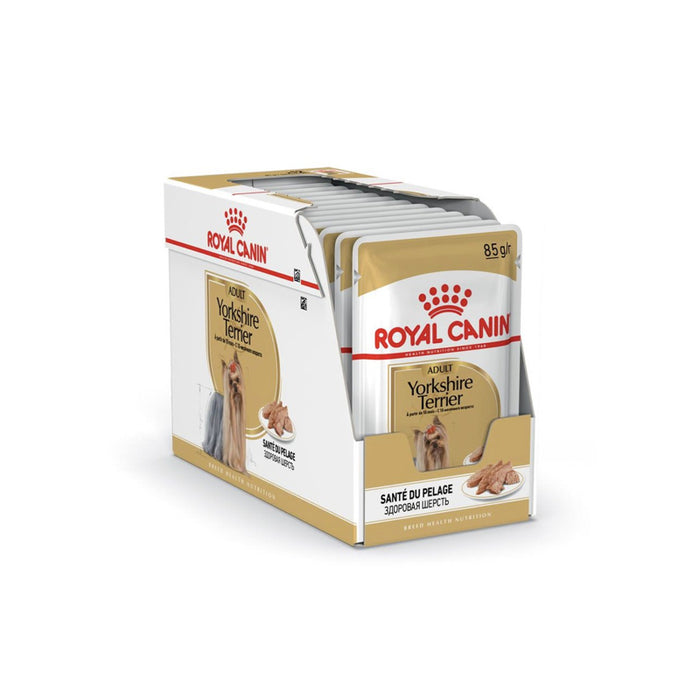 ROYAL CANIN Yorkshire Terrier Adult Wet Dog Food Pouch (12 x 85g)