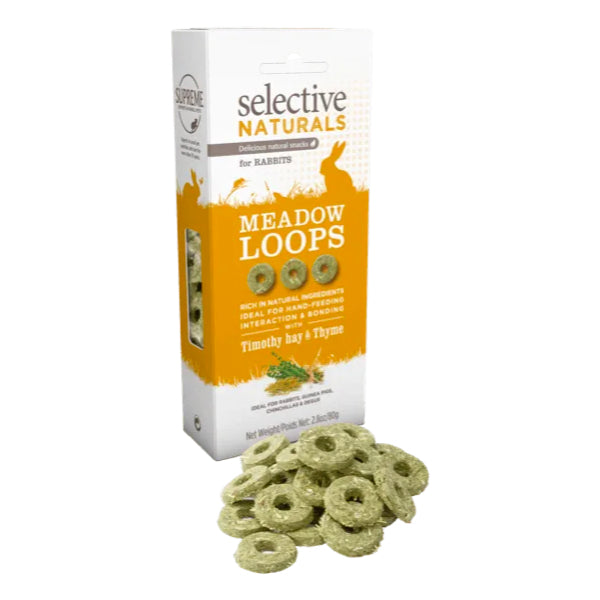 Selective Naturals Meadow Loops Rabbit Treat 80G