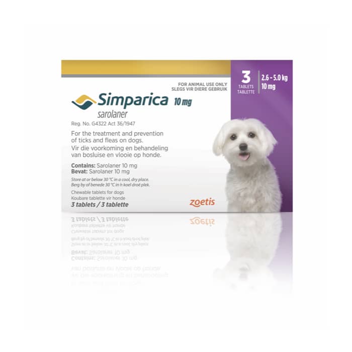 Simparica Tick and Flea Mini Dog