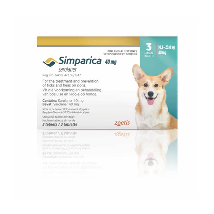 Simparica Tick and Flea Medium Dog