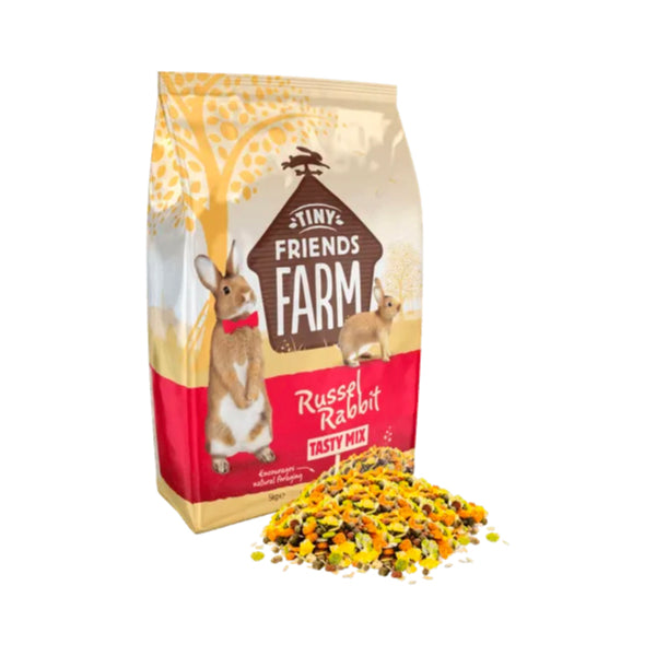 Tiny Friends Russel Rabbit Tasty Mix Rabbit Food