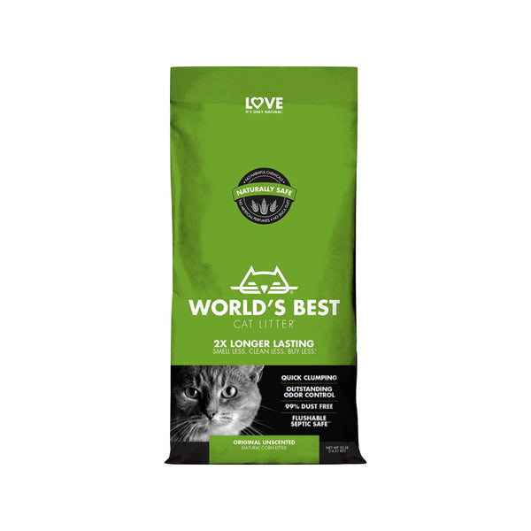 WORLD'S BEST Clumping Cat Litter Original Unscented