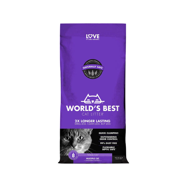 WORLD'S BEST Clumping Cat Litter Lavender Scented