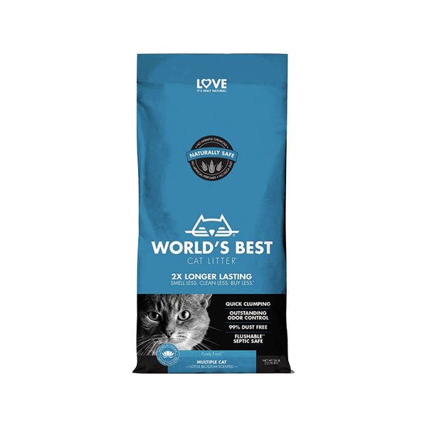 WORLD'S BEST Clumping Cat Litter Lotus Blossom Scented
