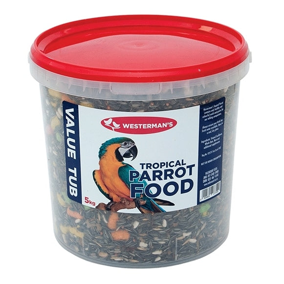 Westerman's Tropical Parrot Mix Tub