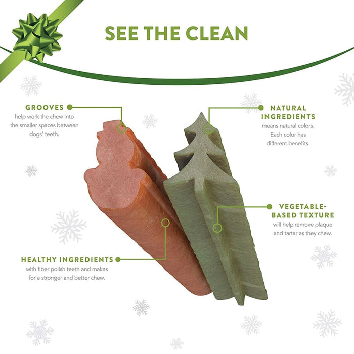 Whimzees Holiday Variety Bag Small 28pc Assorted