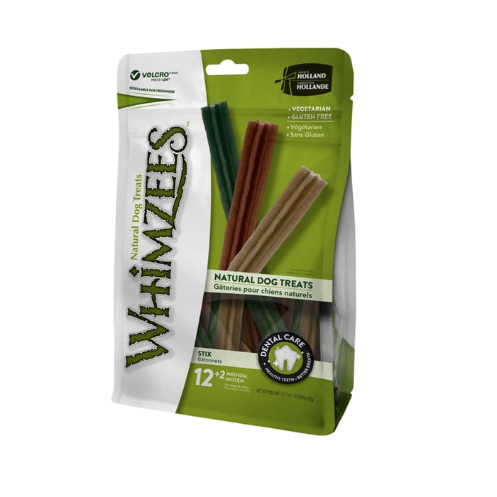 Whimzees Stix Dental Treat for Dogs - Medium