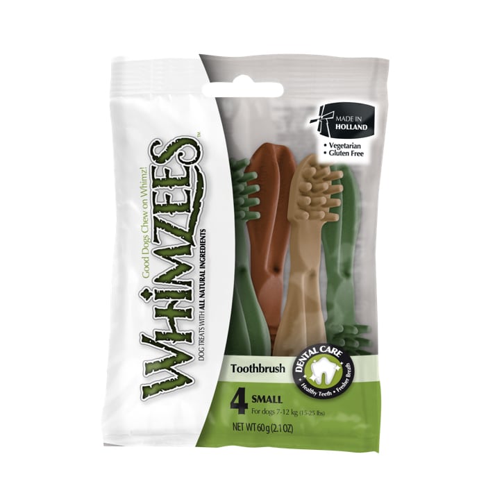 Whimzees Toothbrush Dental Dog Treats - Small