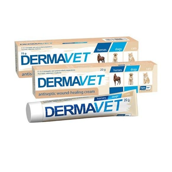 Dermavet Pet Wound Healing Cream For Topical Superficial Wounds (CIPLA Vet)