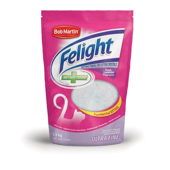 Felight Antibacterial Cat Litter Super Fine Crystals Lavender
