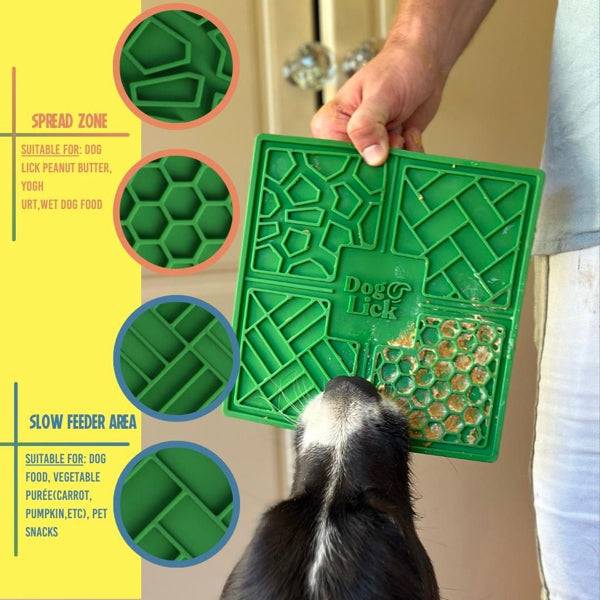 Dog Lick Mat for Dogs with Suction Cups