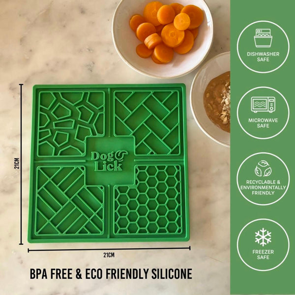 Dog Lick Mat for Dogs with Suction Cups
