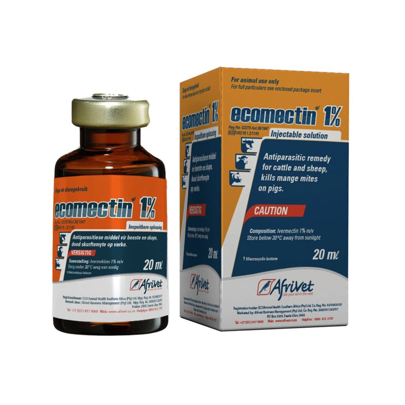 Ecomectin® 1% Solution 50ml - IVERMECTIN 10mg/ml — PetMad