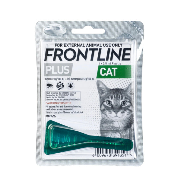 Frontline Plus Cats Fleas Ticks and Lice Treatment