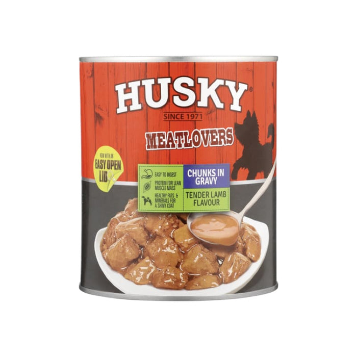 Husky Meatlovers Lamb Chunks In Gravy 775G