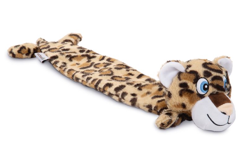 Beeztees Leopard Abu Plush Dog Toy