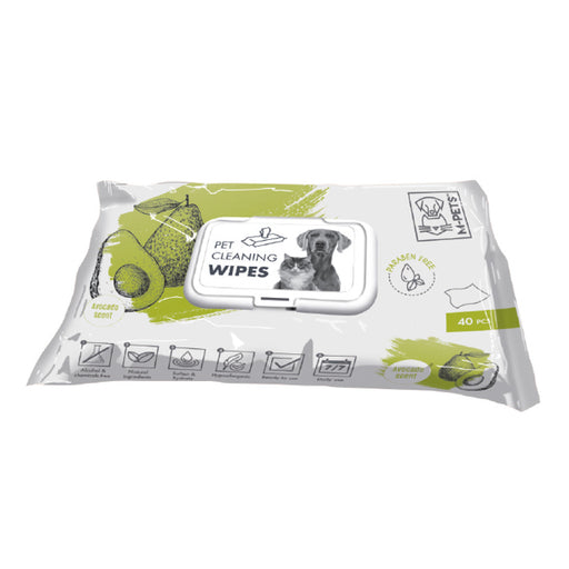M-Pets Pet Wipes Avocado 40 Wipes