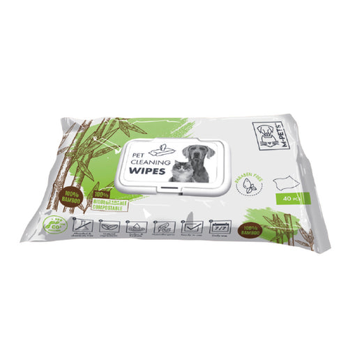 M-Pets Pet Wipes Bamboo 40 Wipes