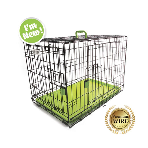 M-Pets Wire Crate Voyager Green