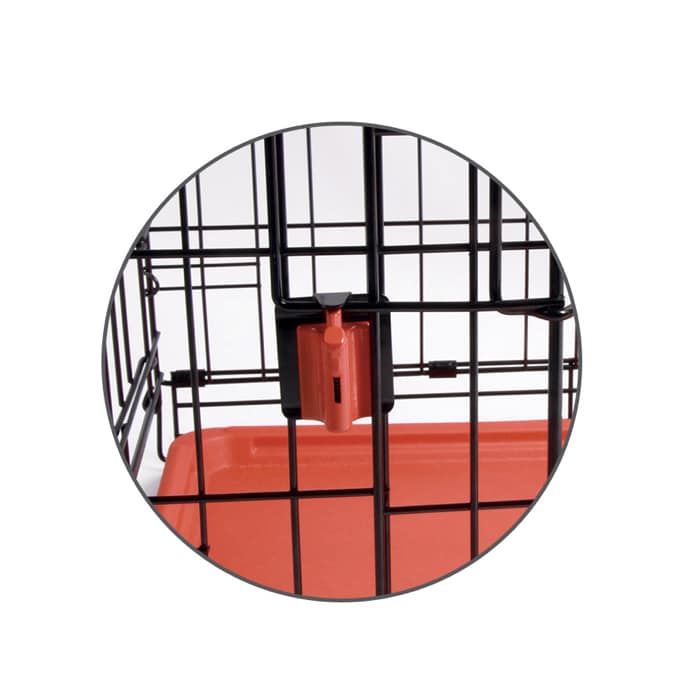 M-Pets Wire Crate Voyager Red