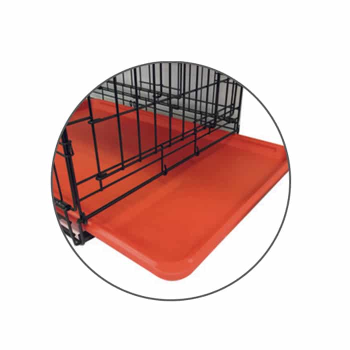M-Pets Wire Crate Voyager Red