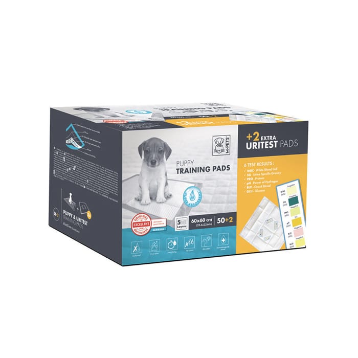 M-Pets Puppy Training Pads + 2 Uritest Pads