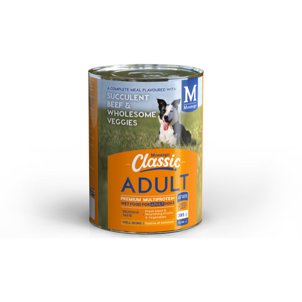 Montego Classic Wet Adult Dog Food Beef and Veg