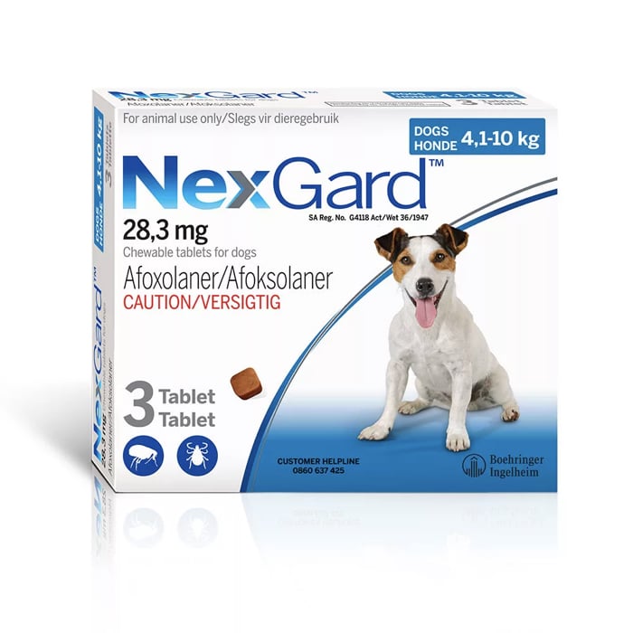 NexGard Tick and Flea Chew Medium Dog 3 Chew