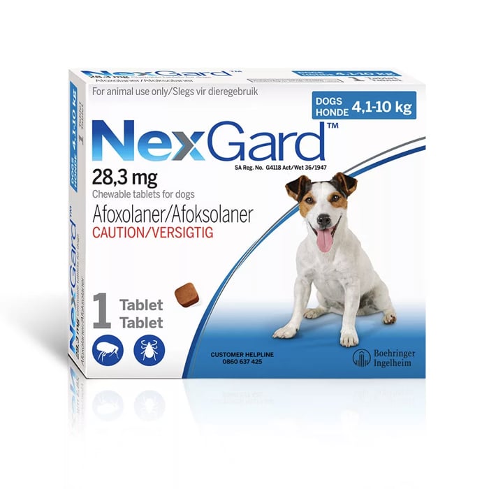 NexGard Tick and Flea Chew Medium Dog 1 Chew