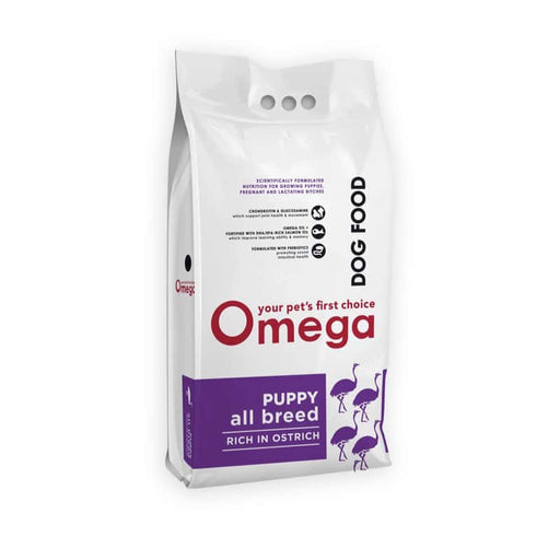Omega Puppy Food All Breed Ostrich