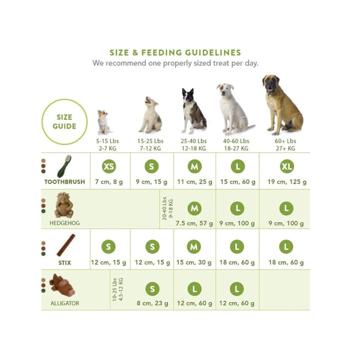 Whimzees Toothbrush Dental Dog Treats - Medium