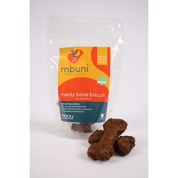 Mbuni Meaty Ostrich Bone Biscuit